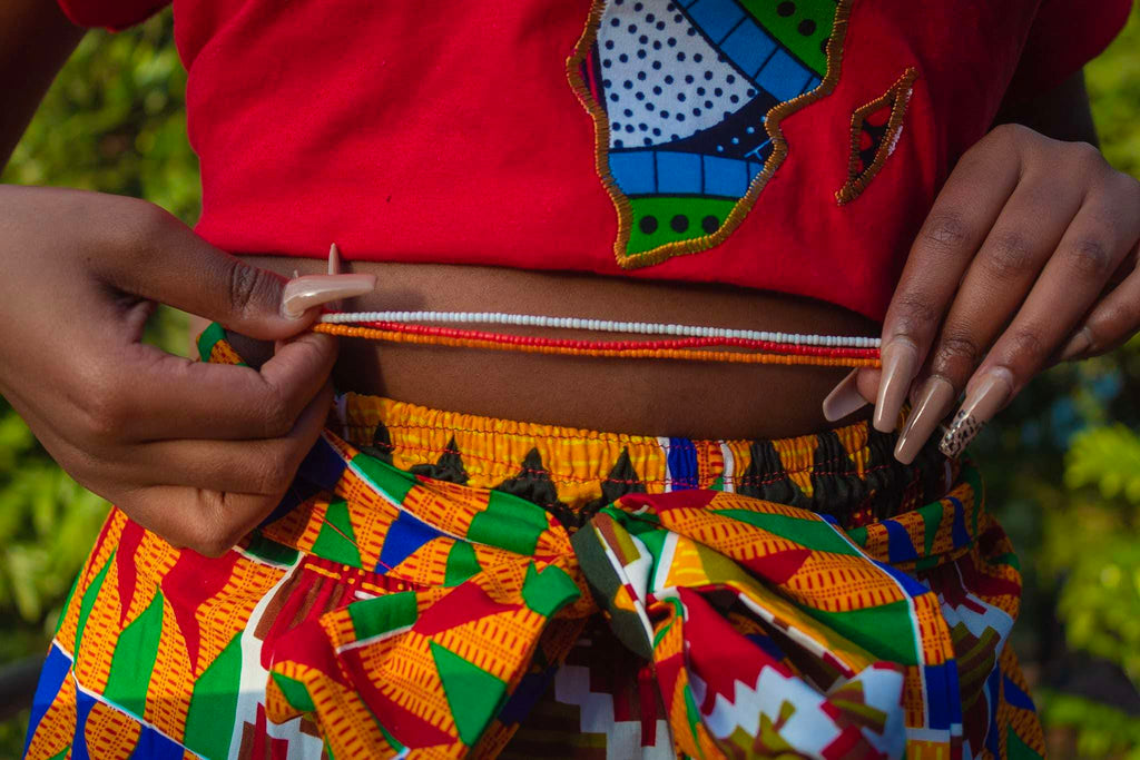 African Waist Beads - Colorful waist bands 