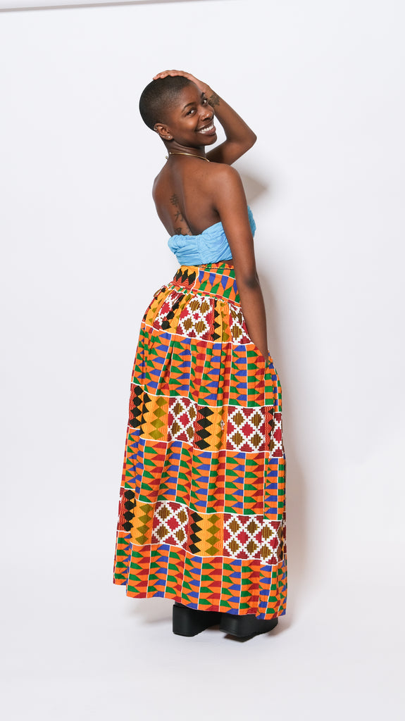 Dashiki Kente Skirt 