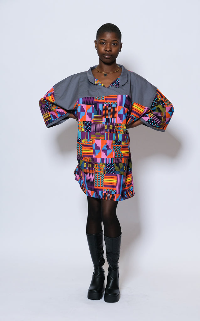 Oversize Kente Shirt 