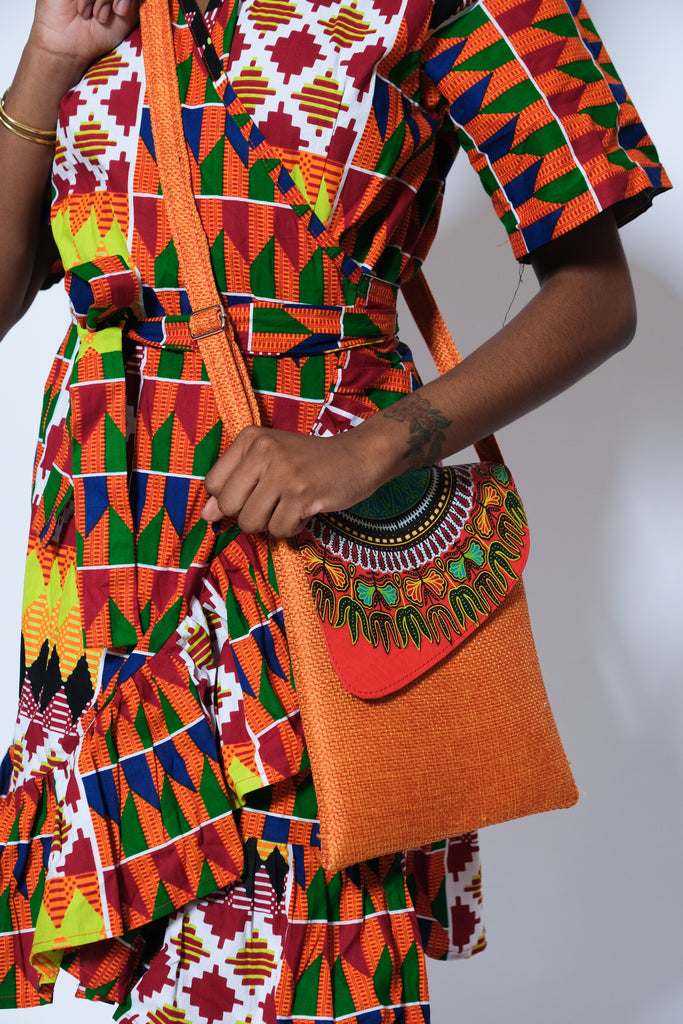 Dashiki African Print Cross-body Bag 