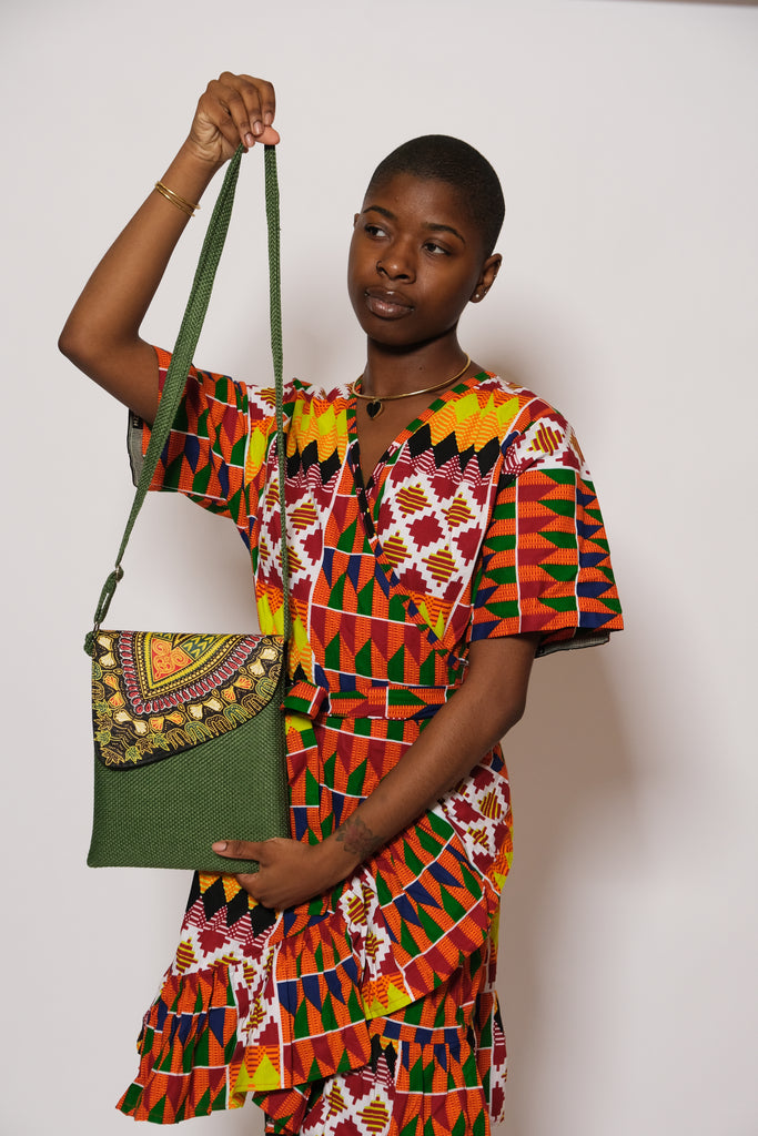 Dashiki African Print Cross-body Bag 