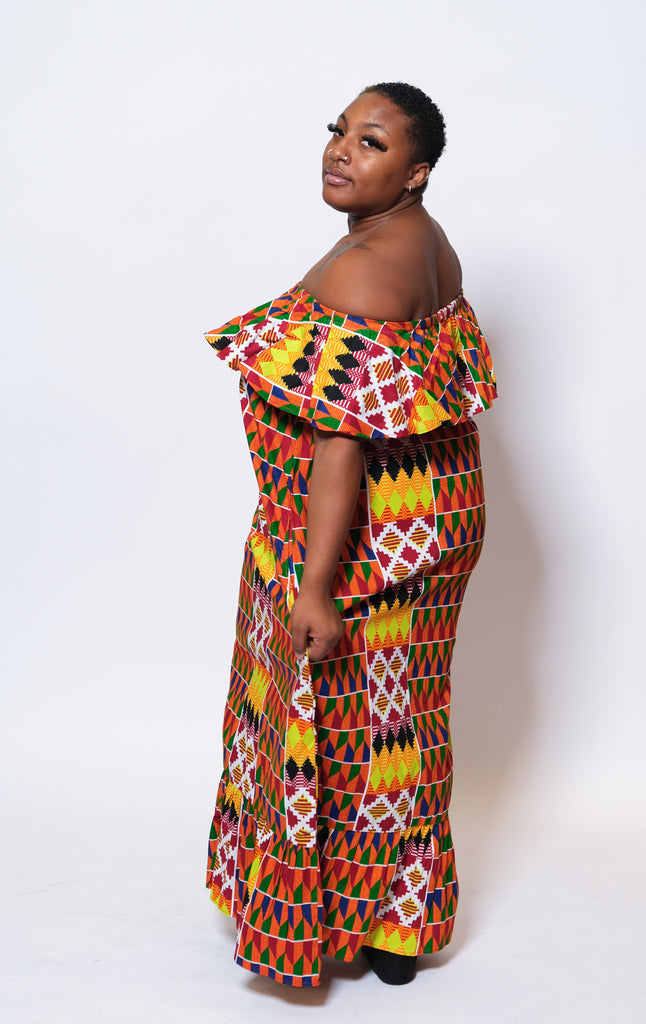 Malkia Kente Long Dress 