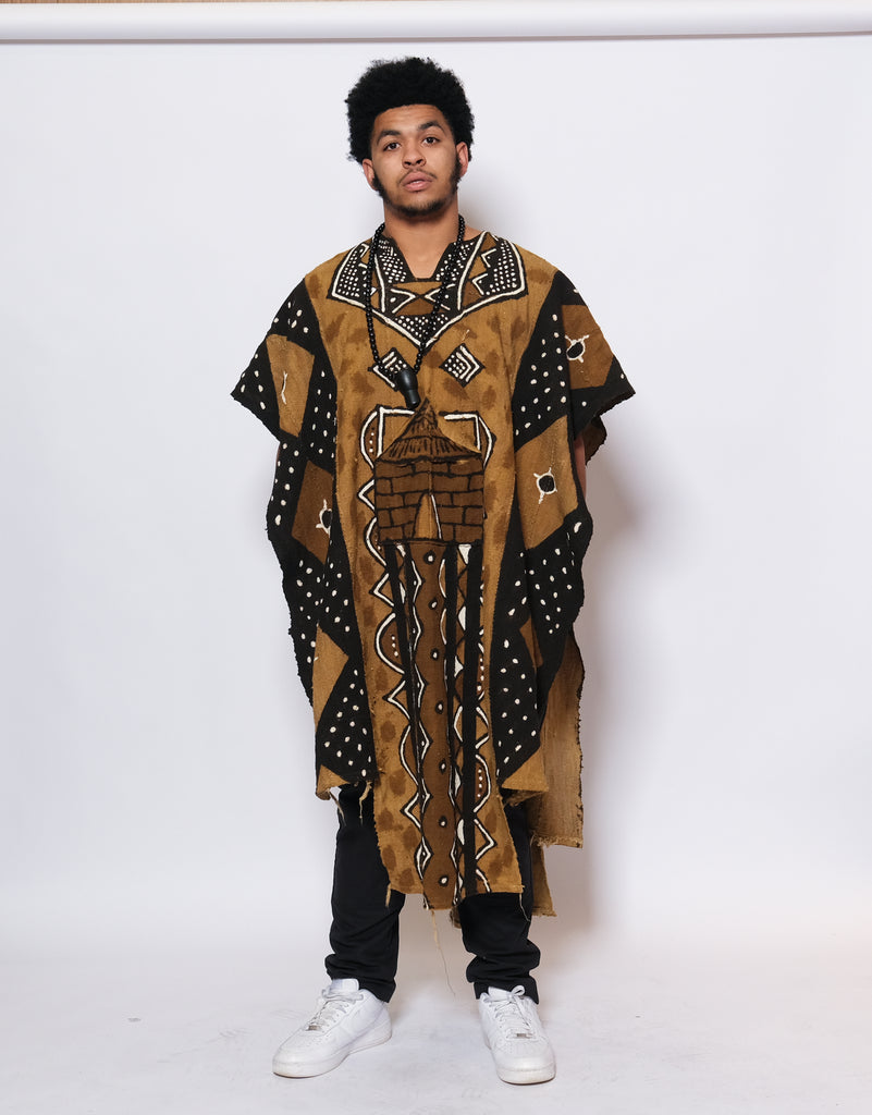 Mud Cloth Cloak/Jacket 