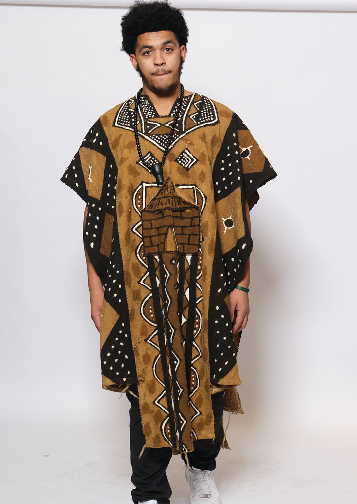 Mud Cloth Cloak/Jacket 