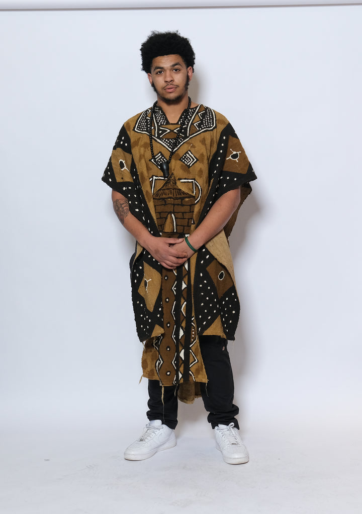 Mud Cloth Cloak/Jacket 