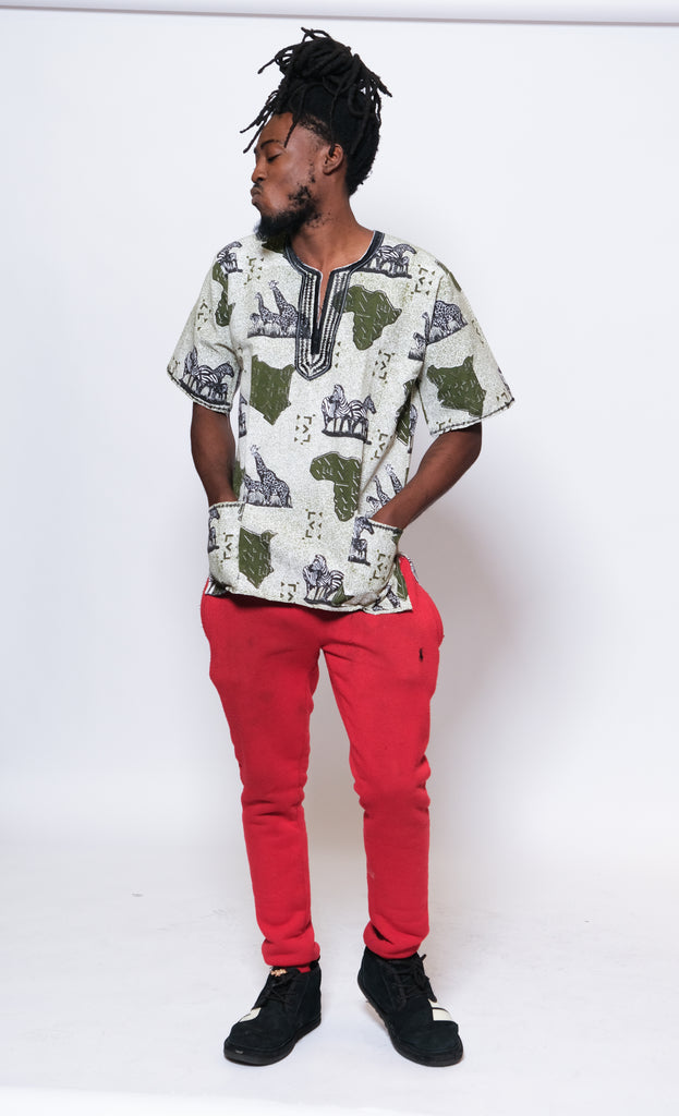 MFALME Men's Safari Shirt 