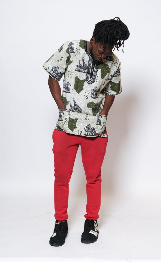 MFALME Men's Safari Shirt 