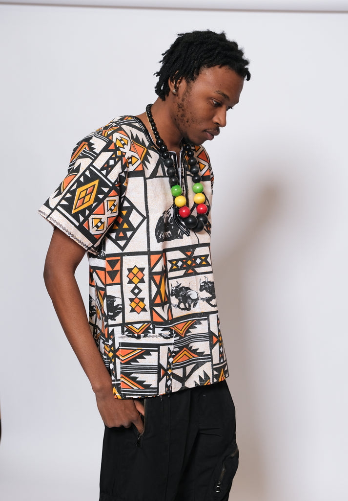 MFALME Men's Safari Shirt 