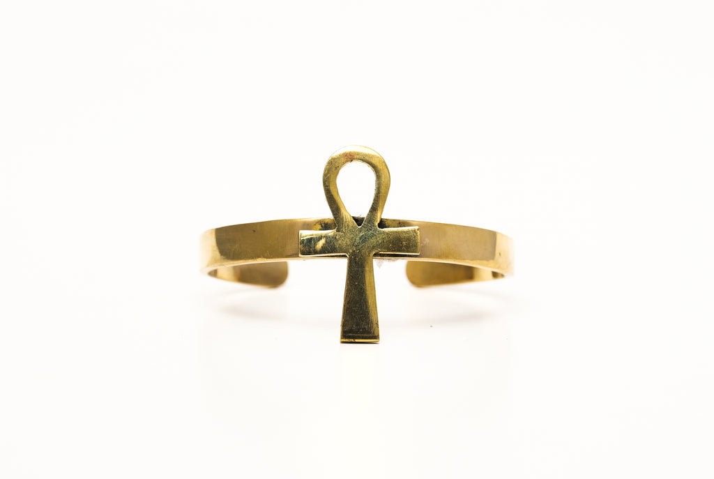 Brass Ankh Bracelet 