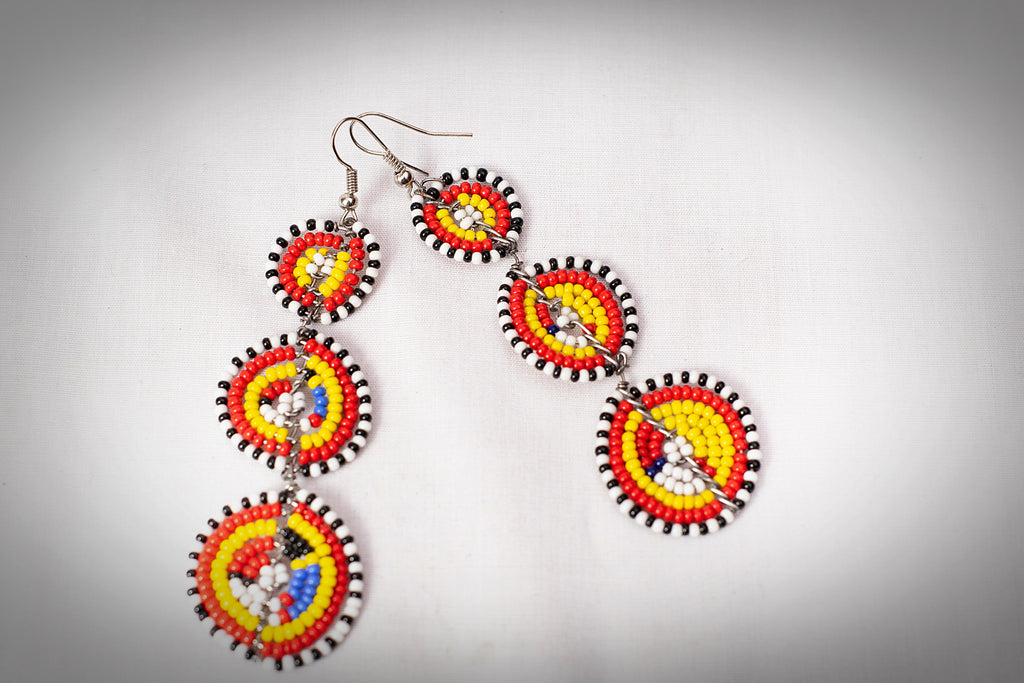 Masai bead earring 