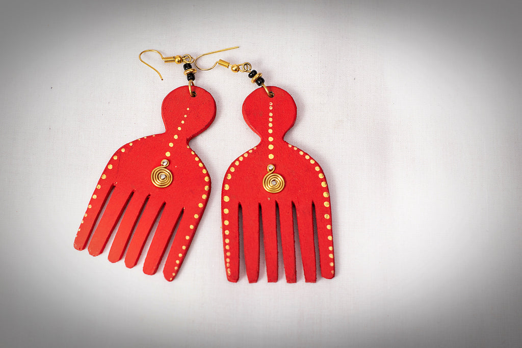 Haircomb Earrings 