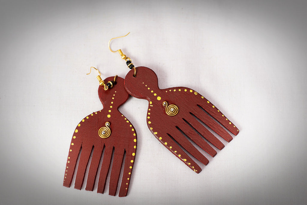 Haircomb Earrings 