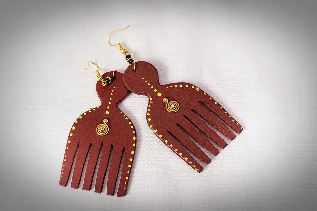 Haircomb Earrings 