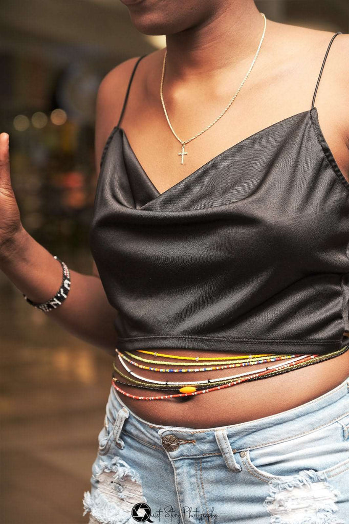 African Waist Beads - Colorful waist bands 